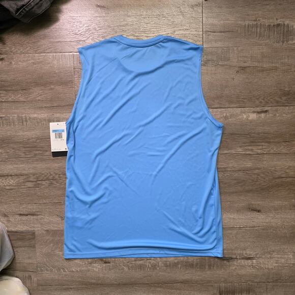 Nike Essential Sleeveless Hydroguard Swim Shirt Men’s Medium Blue UV Protection - Picture 5 of 5